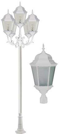 DABMAR LIGHTING INC GM2308-VG-FROST Fixture,Post,2308,VG,Frsted Glass,5