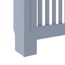 Engineered Wood Radiator Cover 2 Pcs Grey 59.84x7.48x32.09 In
