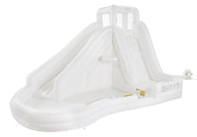 Little Tikes Cloud Collection Slam ‘n’ Curve Slide – White, Outdoor Water Inflatable, Boys and Girls Ages 5-10 Years
