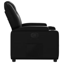 ZQQLVOO Manual Recliner Chair Black Faux Leather