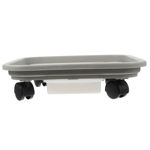 YYBOES Mobile Planter Tray Gardening Flowerpot Base Plant Trays Movable Flowerpot Holder Tray for Potted Plants Plant Tray for Pots Planter Trays with Wheels Plant Roller Base Plant Mover