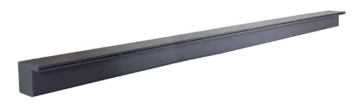 Tomaso 84" ABS Waterfall Cascading Sheer Descent Water Feature Spillway Pool Spa Wall Mount - Gray Plastic (84")