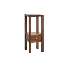 LUYOUBOZHU Vase Stand Multiple Wood Plant Stand with Drawers, Indoor Outdoor Walnut Colour Bonsai Base