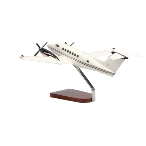 High Flying Models Beechcraft King Air B-350 Mahogany Sculpture Multicolor