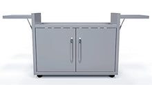 Le Griddle Freestanding Cart for Built-in The Big Texan Gas Griddle, Martials: Stainless Steel, Folding Shelves, Double Door Access and Caster Wheels