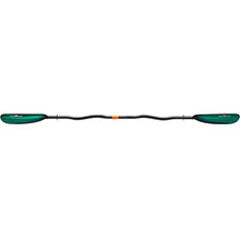 AQUA BOUND Tango Fiberglass Bent Shaft 2-Piece Kayak Paddle GreenTide
