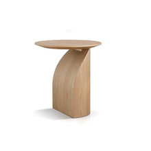 Nightstand Sofa Table 55x57cm Living Room Home Decoration Side Table, Modern Special-Shaped Creative Storage, Balcony Leisure Bedroom Bedside