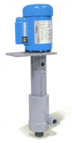 Hayward 1DD1GX008 Series D & S Vertical Immersible Pump, CPVC, 1 Phase, 1/8 HP, 1" Suction, 1/2" Discharge, 115/230 V