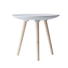 Round Bistro Table Small Round Table Pub Table for Home and Office Bistro Table(Color:Stripe,Size:1) (Stripe 1)