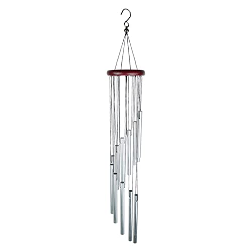 3 Type Outdoor Metal Wind Chimes Tubes Bell Copper Antique Wind Chime Wall Hanging Home Decor Wooden Wind (Color : C, Size : 8.5 * 59cm) (B 8.5 * 59cm)