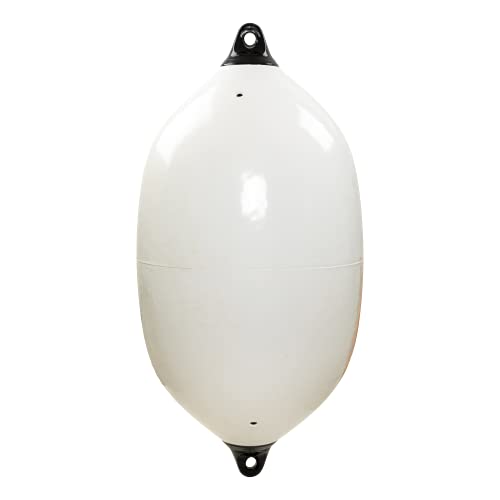 TaylorMade Inflatable Vinyl Boat Fender 19 x 50 Inch White