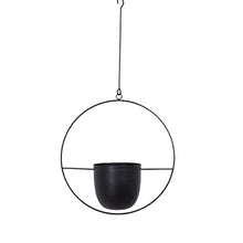 A1DFDFGOQSFG Iron Hanging Flower Pot Decorative Swinging Flower Basket Wall Hanging Flower Pot Decorative Hanging Basket Wall Mount for Home (Size : C) ()