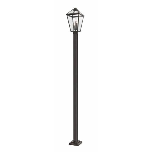 Z-Lite 3 Light Outdoor Post Mounted Fixture Bronze