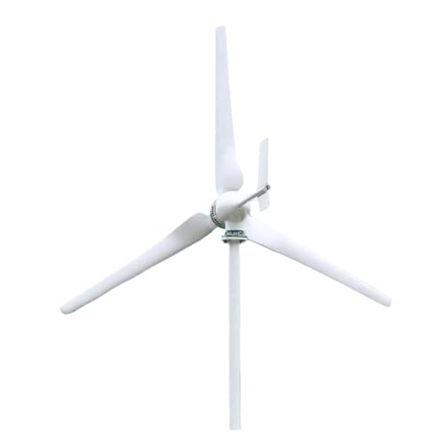 ROROLL Micro Wind Turbine, 1500w 24V 48V Wind Turbine Power Generator Gasoline Portable Generator for Home RV, Home, Windmill Generator High Wind Energy Utilization (Color : White, Size : 24V)
