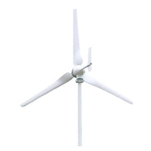 ROROLL Micro Wind Turbine, 1500w 24V 48V Wind Turbine Power Generator Gasoline Portable Generator for Home RV, Home, Windmill Generator High Wind Energy Utilization (Color : White, Size : 24V)