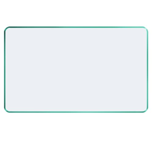Tempered Glass Table Top, Glass Table Top, Thick Tempered Glass Table Top, Tempered Glass Table Top, Flat Tempered Glass Table Top, Glass Dining Table, with Flat Polished Edge ( Size : 100x60cm )