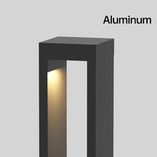 Outdoor Wall Lights Outdoor Landscape Path Light Modern LED Pathway Light Waterproof Bollard Lighting Fixture Garden Lawn Lamp for Patio Porch Courtyard Driveway Waterproof Pillar Lamp(80CM/31.5in)