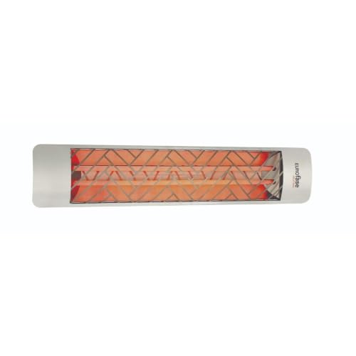 Eurofase EF40240S1 4000W 240V Electric Patio Heater, Stainless Steel