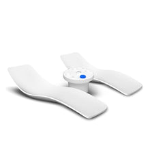Aquamarine Patio Chairs Set of Two White