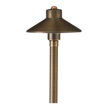VOLT 15-Pack 12V Cast Brass Flat Hat Path Lights with 3W 2700K LED Bulbs Bronze