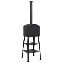GBCDSWBR Charcoal-Fired Outdoor Pizza Oven. Steel Garden Baking Cooker