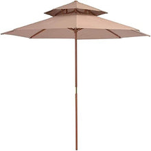 YYBOES Sun Parasol Umbrella Garden Parasols 9ft / 270cm Patio Table with Crank, Perfect for Outdoor Garden Yard, Beach Commercial Event Market, g, Swimming Pool
