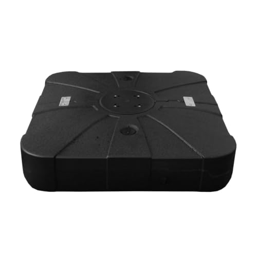 OROTLECT 260LBS Heavy Duty Cantilever Umbrella Base with Wheels, Water & Sand Filled Weighted Stand for Offset Patio Umbrellas, Durable Resin Square Design (Black)