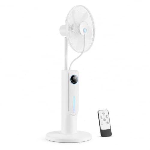 WAMJ AQDY Misting Fan with 0.53 Gal Tank, Remote, 85W, 3 Speeds and Timer