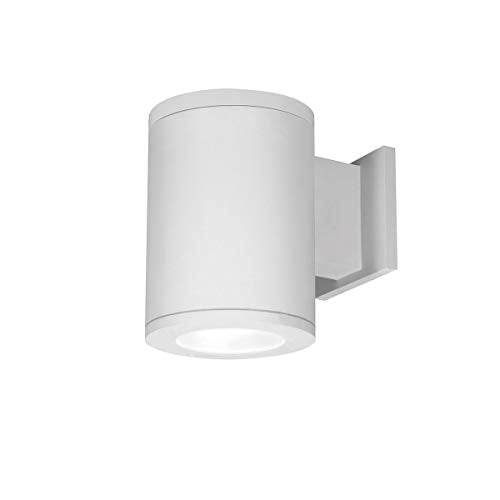 WAC Lighting DS-WS05-F27A-WT 5-Inch Single Side Tube Arch Wall Mount, 2700K, Away from Wall