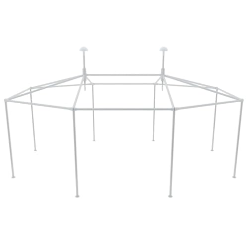 Heavy Duty Replacement Tent Frame Kit 20x15x11 Feet, Powder-Coated Steel Pole Set for Outdoor Wedding Party Event Canopy Shelter, Durable Metal Structure Accessories