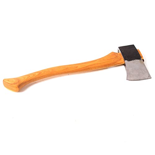 Lehman's Woodsman's Belt Axe - Carbon Steel Axe Head with Amish Made Hickory Wood Handle, Made in USA