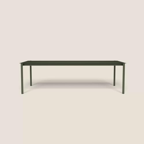 JOSOGO Patio Metal Arm Chair Desk, Patio Furniture Outdoor Chairs and Table for Outside, Garden,Patio & Garden(F)