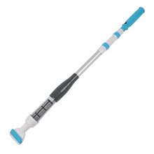 zcjysqav Cordless Pool Vacuum 18.5GPM Suction 60Min Runtime Telescopic Pole Brush Heads Spa Cleaner