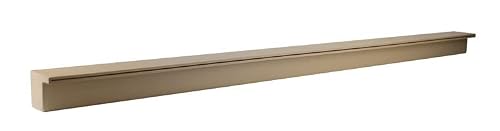 Tomaso 72" ABS Waterfall Cascading Sheer Descent Water Feature Spillway Pool Spa Wall Mount - Tan Plastic (72")