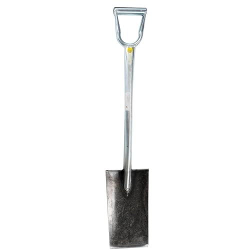 GENTERUN KS-S 13in Straight Blade Spade Shovel, All Steel D Handle Landscape Digging Tool, 2 Pack Replacement Utility Shovel