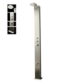 Wayime Outdoor Solar Shower Silver