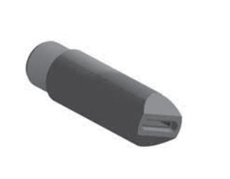 Kennametal 2616063 SN FAN-6AP BP200 SiAION Fan Nozzle, Polyurethane Jacket, 3/8"