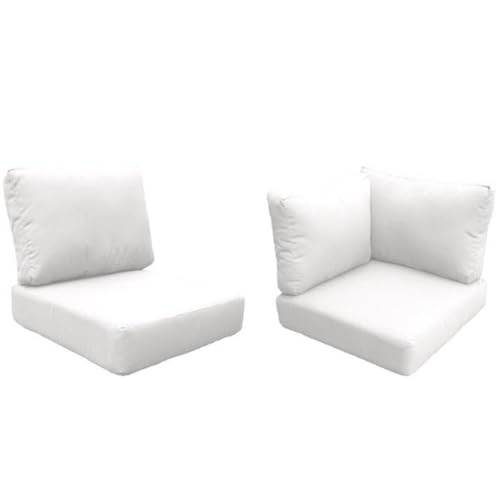 TK Classics High Back Cushion Set for Florence-11D Sail White