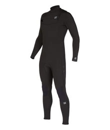 Billabong Mens 3/2mm Absolute Chest Zip Fullsuit GBS Wetsuit Black 23 Small
