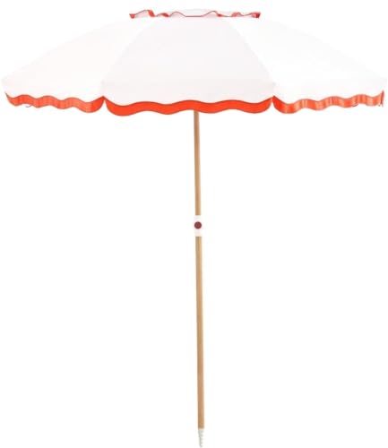 IRTGFHJE Patio Umbrella 6FT Fiberglass Beach Umbrella