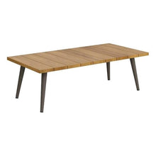 Modway Meadow Outdoor Patio Teak Wood Coffee Table in Natural Taupe