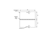 Firebuggz Fire Pit Cover, Stainless Steel, 32" Square