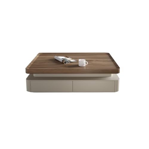 DINBOZ26X Living Room Table Creamy Minimalist Coffee Table, Floor-Standing Design for Living Room, Small Space Furniture for Modern Home Outdoor Side Table(150cm)