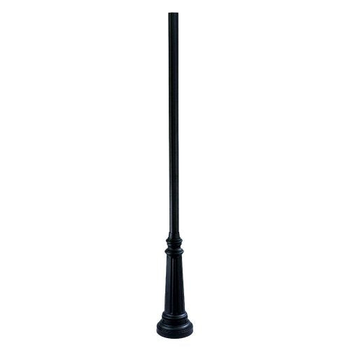 Acclaim Lighting Fluted Outdoor Post Light 8" Matte Black