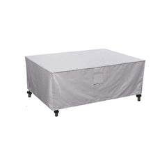OHZI3Q 420D Heavy Duty Outdoor Garden Furniture Cover for Sofa Waterproof Wind-Proof Couch Cover for Sofa(Silver,287x155x82cm)