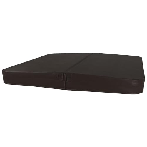 THECOVERGUY Hot Tub Cover | UV Protected Vinyl + High Density Foam | Energy-Saving | Fits 82-84" Square Tubs | Black