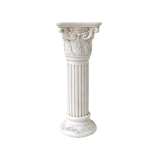 European Roman Pillar Greek Column Pedestal Stand, Indoor Outdoor Decor (Small)