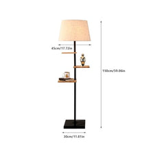 Vertical Lamps Floor Lamp with Remote, with Shelves, Standing with 3 Color Temperature Tall for Bedroom Living Room