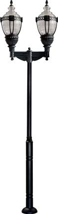 DABMAR LIGHTING INC GM8049-B-MT Fixture,Acorn,8049,B,MT 2,Clear Top
