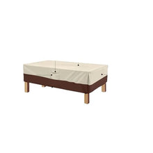 OHZI3Q 420D Heavy Duty Outdoor Garden Furniture Cover for Sofa Waterproof Wind-Proof Couch Cover for Sofa(Silver,287x155x82cm)